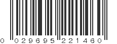 UPC 029695221460