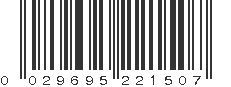 UPC 029695221507