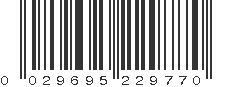 UPC 029695229770