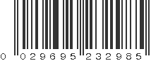 UPC 029695232985