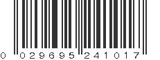 UPC 029695241017