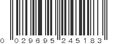 UPC 029695245183