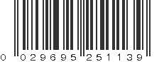 UPC 029695251139