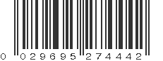 UPC 029695274442