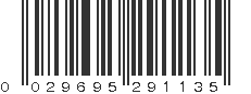 UPC 029695291135