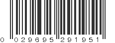 UPC 029695291951