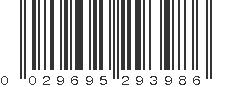 UPC 029695293986