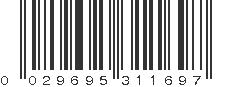 UPC 029695311697