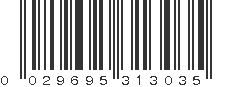 UPC 029695313035