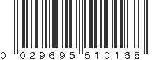 UPC 029695510168