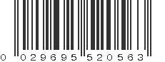 UPC 029695520563