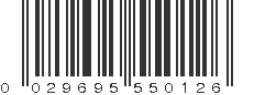 UPC 029695550126