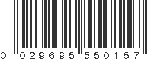 UPC 029695550157