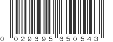 UPC 029695650543