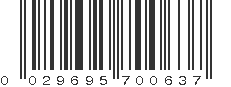 UPC 029695700637