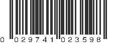 UPC 029741023598