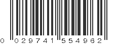 UPC 029741554962