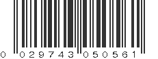 UPC 029743050561