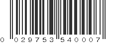 UPC 029753540007