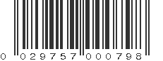 UPC 029757000798