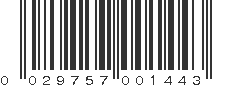 UPC 029757001443