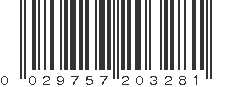 UPC 029757203281