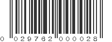 UPC 029762000028