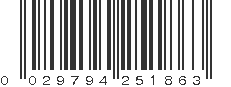 UPC 029794251863