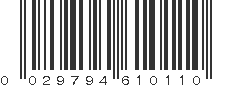 UPC 029794610110