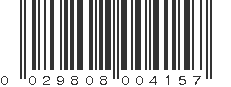 UPC 029808004157