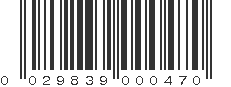 UPC 029839000470