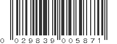 UPC 029839005871