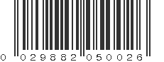 UPC 029882050026