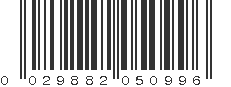 UPC 029882050996