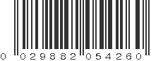 UPC 029882054260