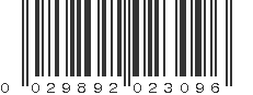 UPC 029892023096