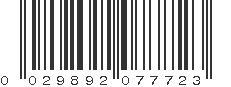 UPC 029892077723