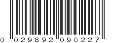 UPC 029892090227