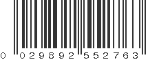 UPC 029892552763