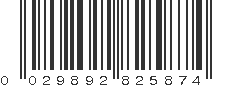 UPC 029892825874