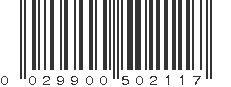 UPC 029900502117