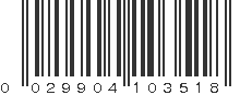 UPC 029904103518