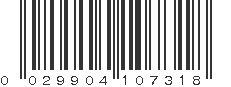 UPC 029904107318