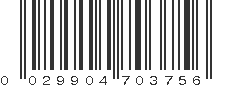 UPC 029904703756