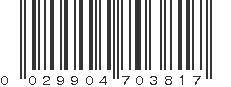 UPC 029904703817