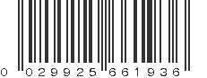 UPC 029925661936