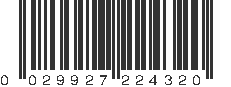 UPC 029927224320