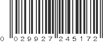 UPC 029927245172