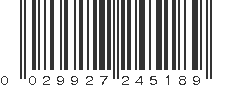 UPC 029927245189