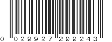 UPC 029927299243